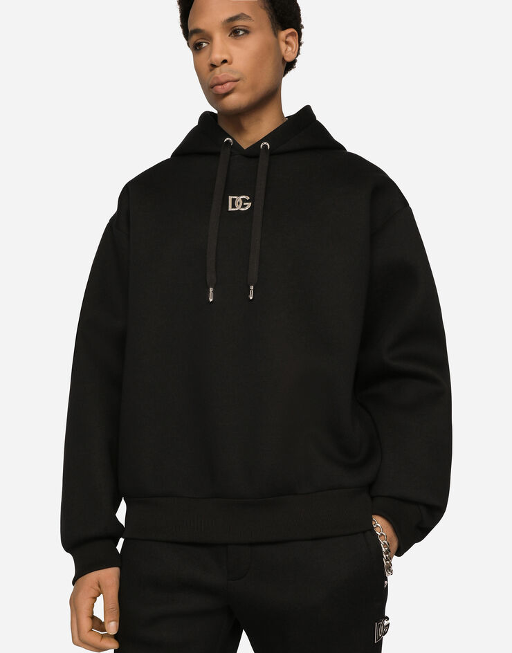 Dolce & Gabbana FELPA CON CAPPUCCIO Mehrfarbig G9XJ6ZHUMLX