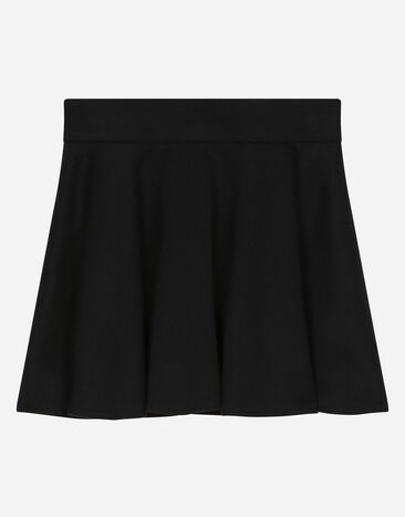 Dolce & Gabbana ゴムウエスト ジャージー スカート Blue L54I67G7M7I