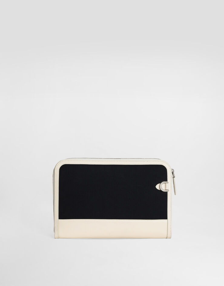 Dolce & Gabbana Atene cotton clutch bag Multicolor BM2528A0754