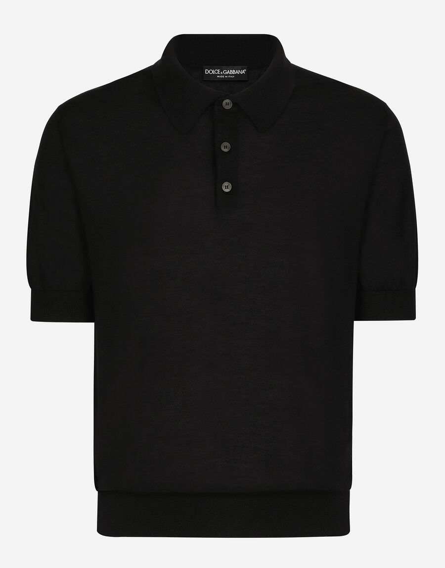 Extra-fine cashmere polo-shirt