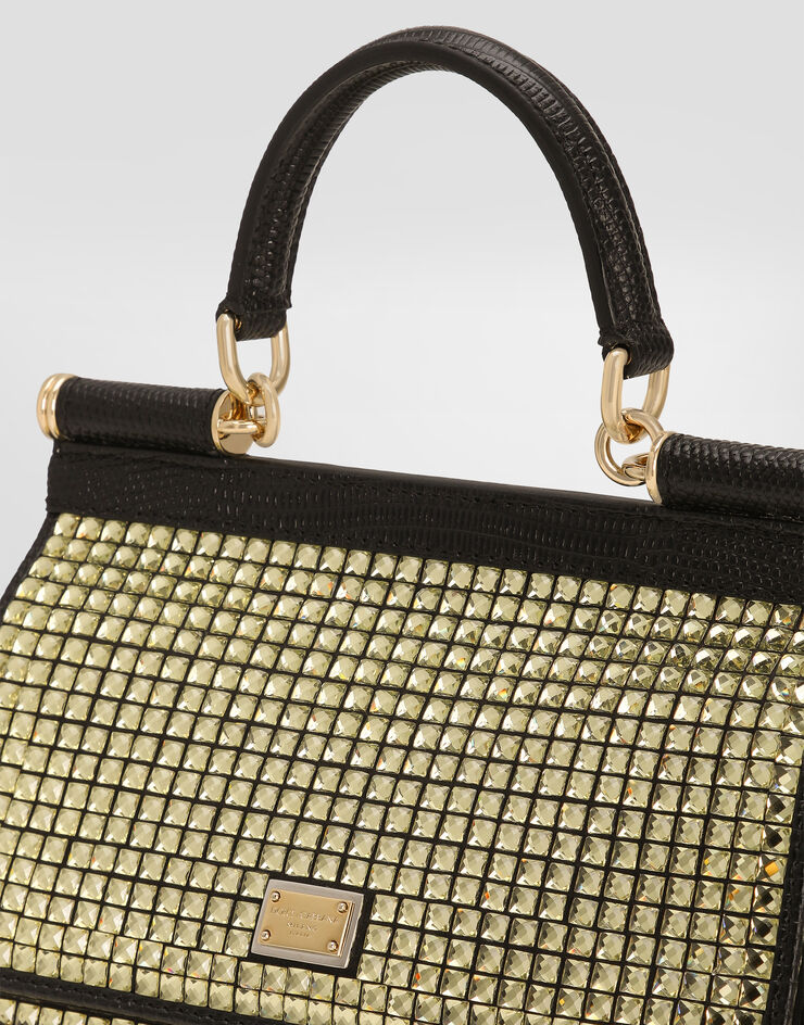 Dolce & Gabbana Henkeltasche Sicily mittelgroß Mehrfarbig BB6003A6A02