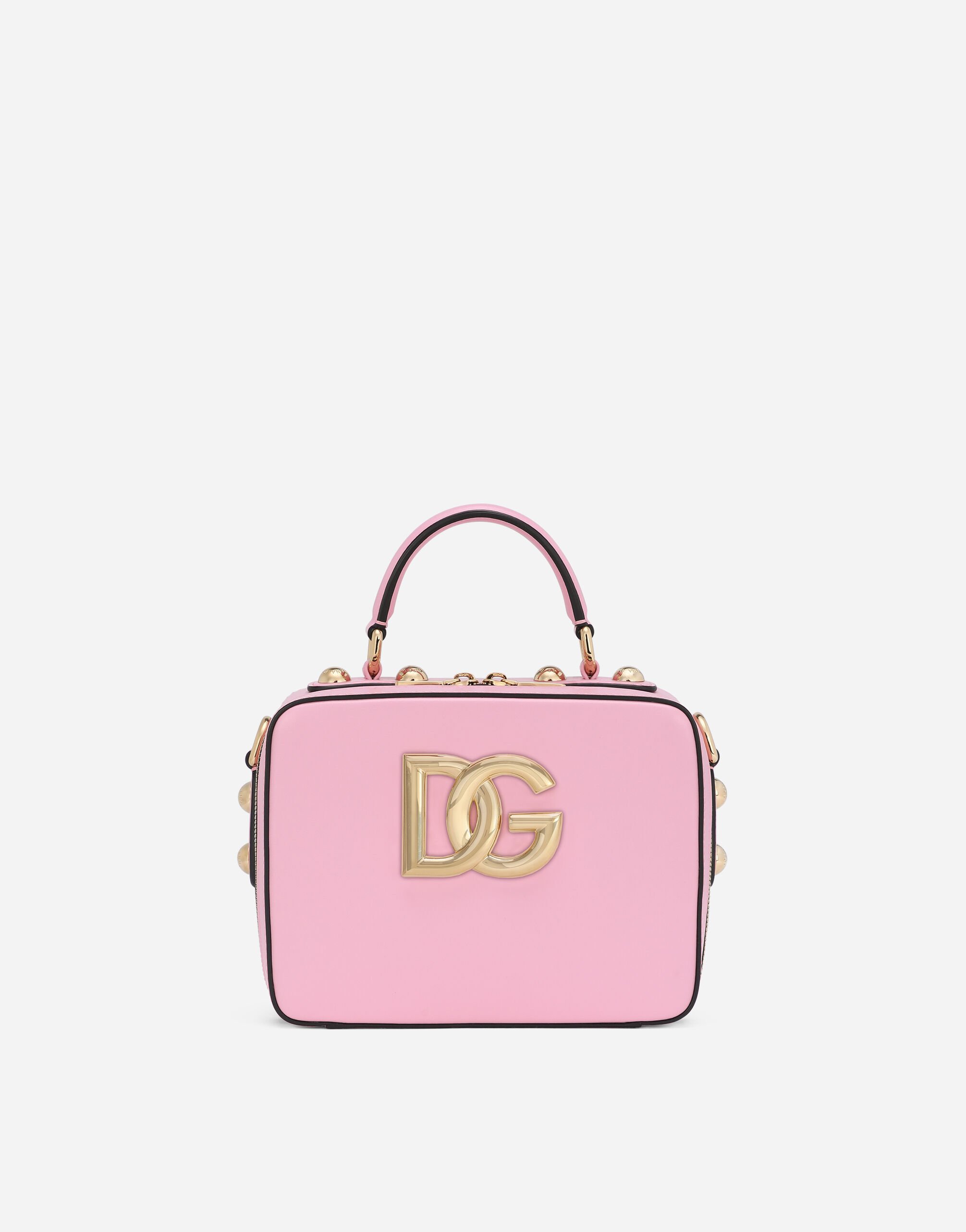 Dolce & Gabbana Calfskin 3.5 top-handle bag Pink BB7598AW576