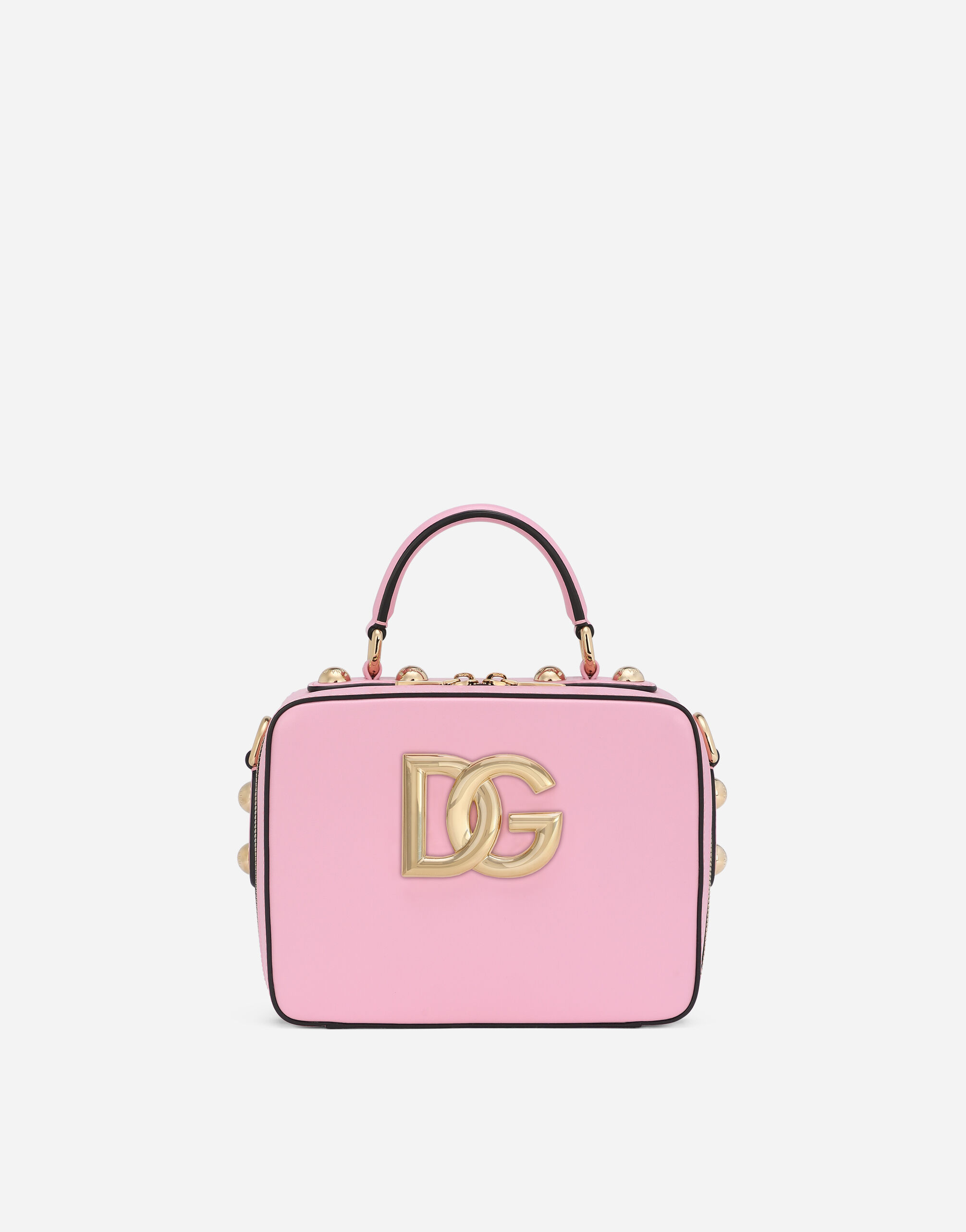 Dolce & Gabbana Calfskin 3.5 top-handle bag Pink BB6002A1001