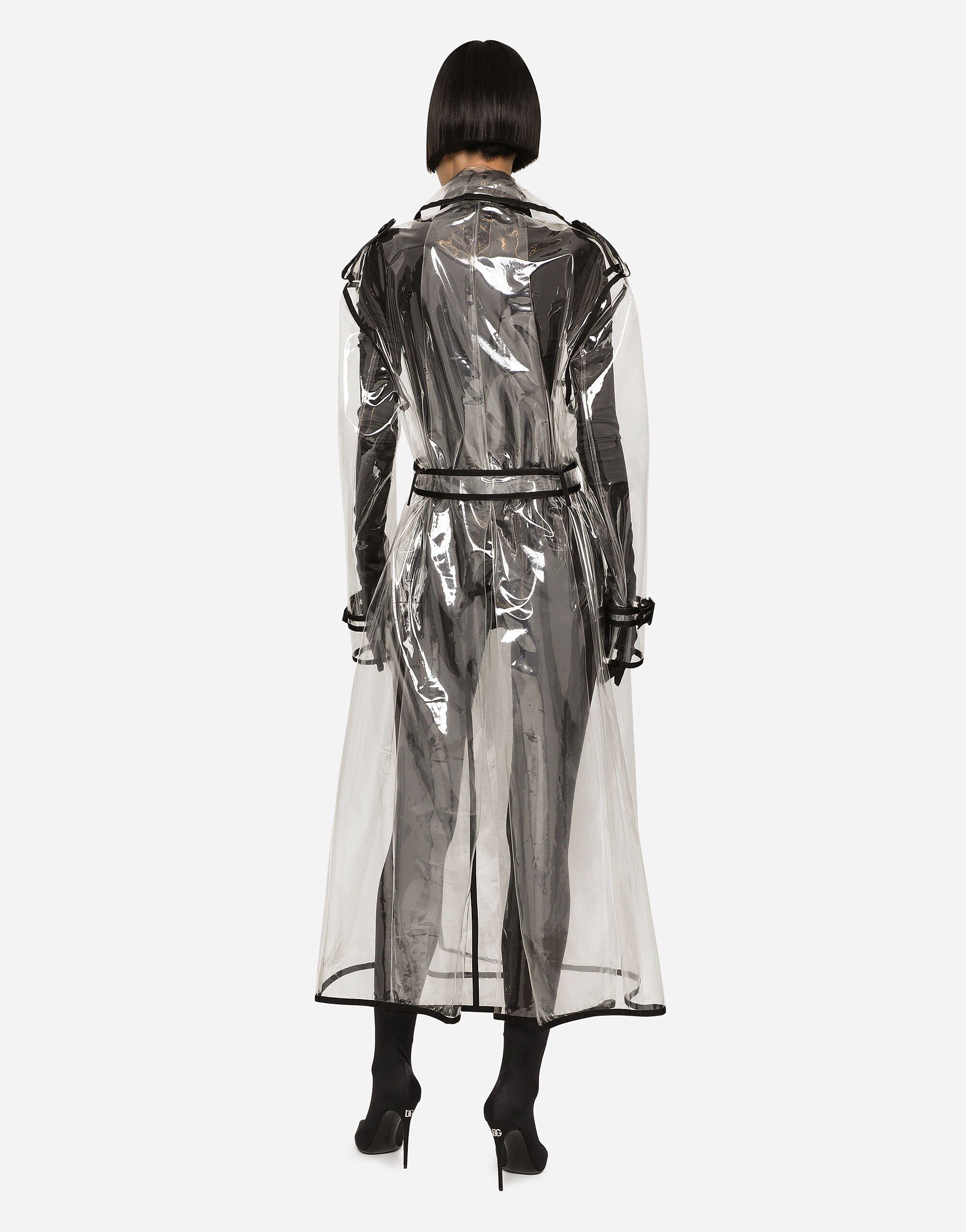 Pvc discount long coat