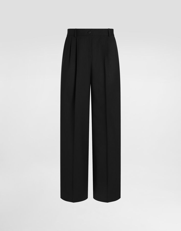 Dolce & Gabbana Wool trousers Dolce & Gabbana Wool trousers Black FTDLLTFUBGC