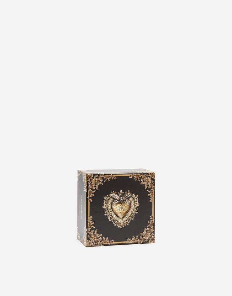 Dolce & Gabbana Cintura Devotion in vitello laminato Argento BE1315AK870