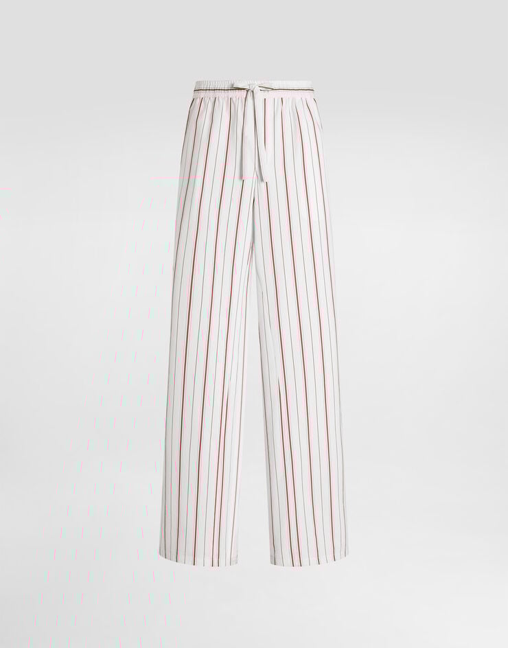 Dolce & Gabbana Striped poplin trousers Multicolor GP18JTFR51T