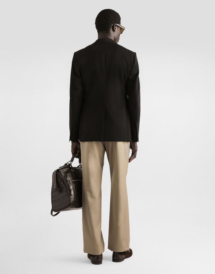 Dolce & Gabbana Wool canvas trousers Beige GP1J3THU2BL