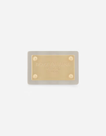 Dolce & Gabbana Hebilla tipo placa de metal Plateado BC4804AO730