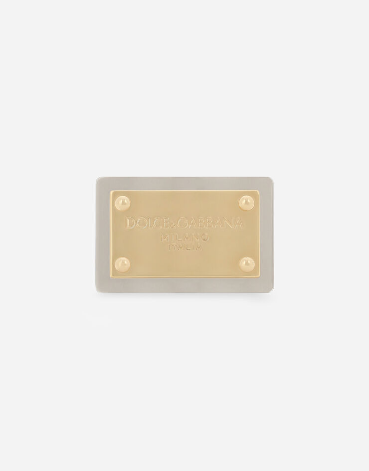 Dolce & Gabbana Boucle plaque en métal Argent BC4806AO730