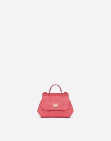 Dolce & Gabbana حقيبة يد سيسيلي صغيرة مطبعة L5JD5KG7L9B
