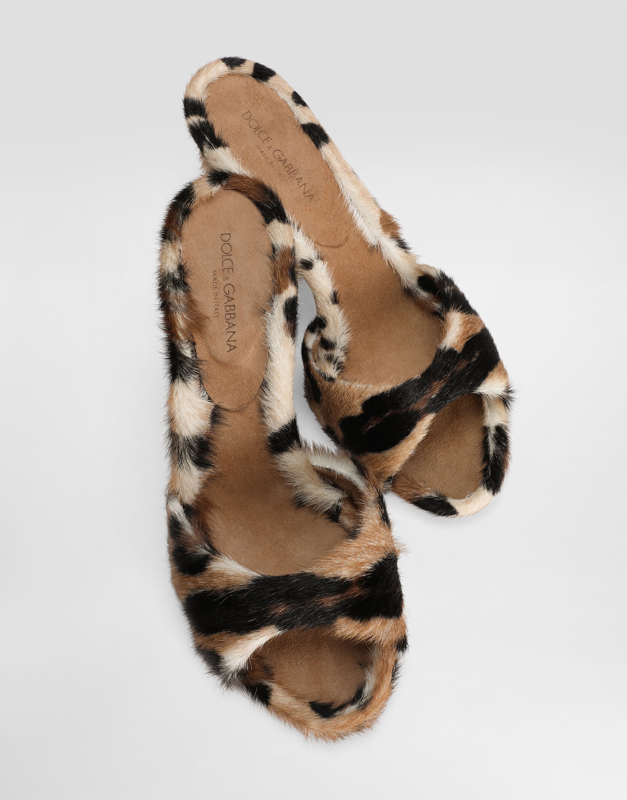 Printのウィメンズ Leopard-print keira mules | Dolce&Gabbana®
