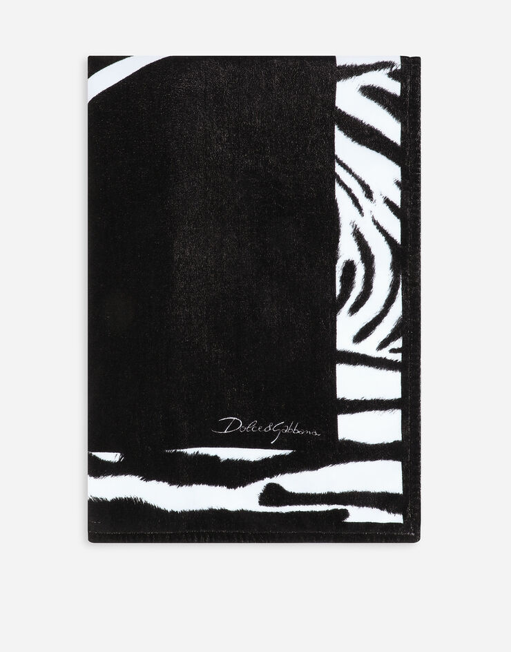 Dolce & Gabbana Zebra-print terrycloth beach towel Multicolor O5A03JHI7V2
