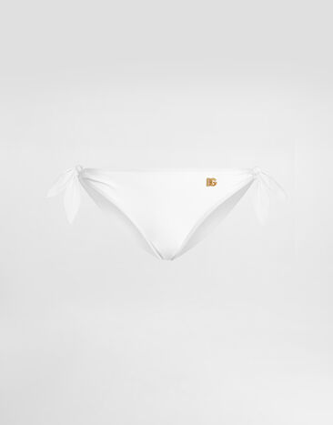 Dolce & Gabbana Tie bikini bottoms White O2A06JONO12