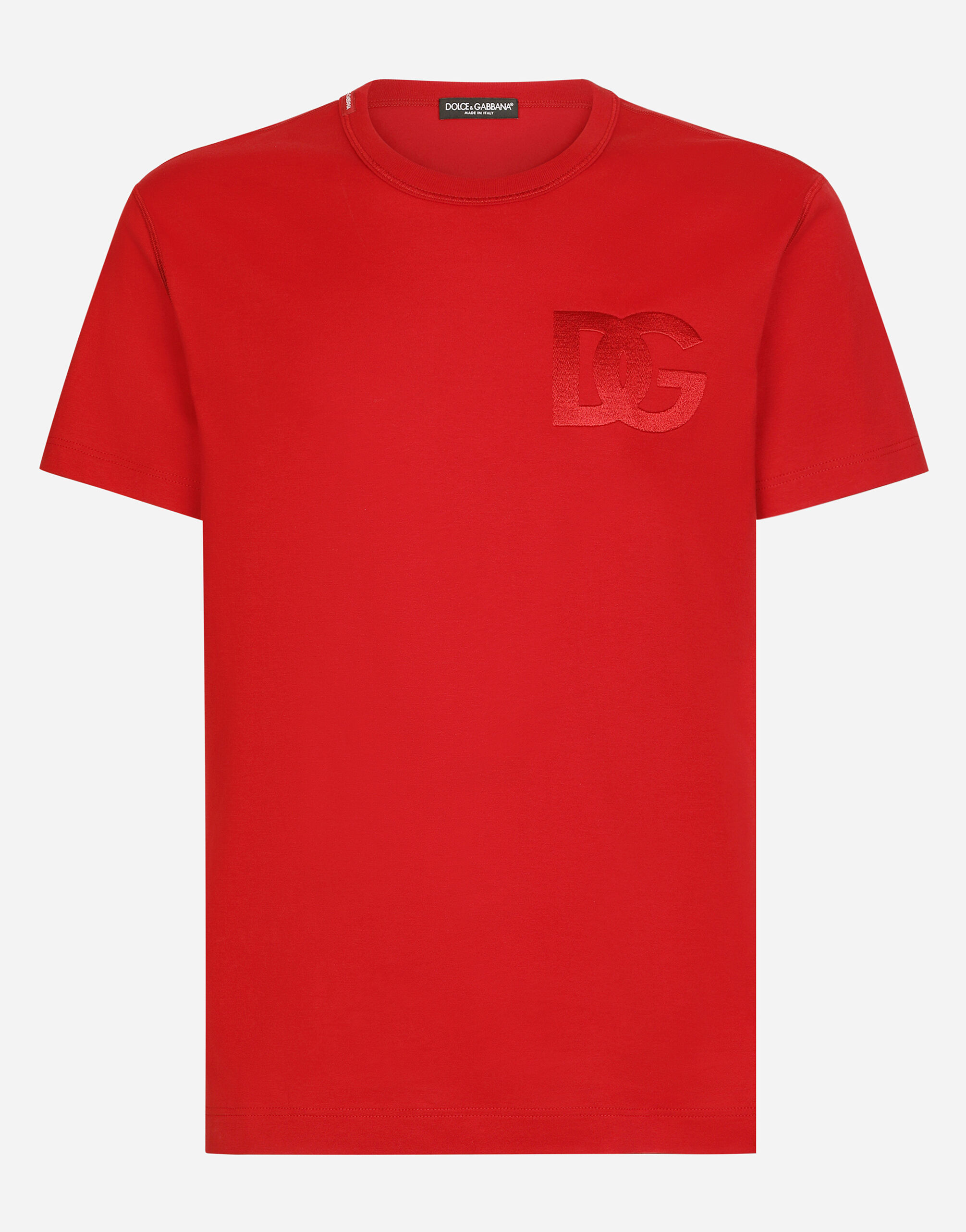 Dolce and gabbana red t cheap shirt