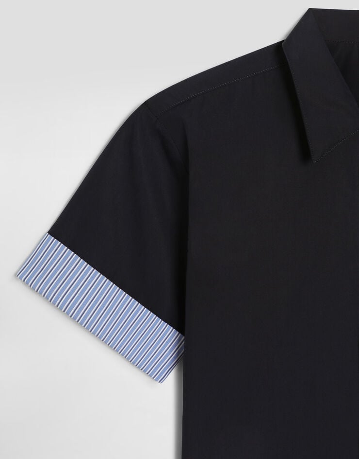 Dolce & Gabbana Cotton poplin shirt Blue L45S10FU5ZE