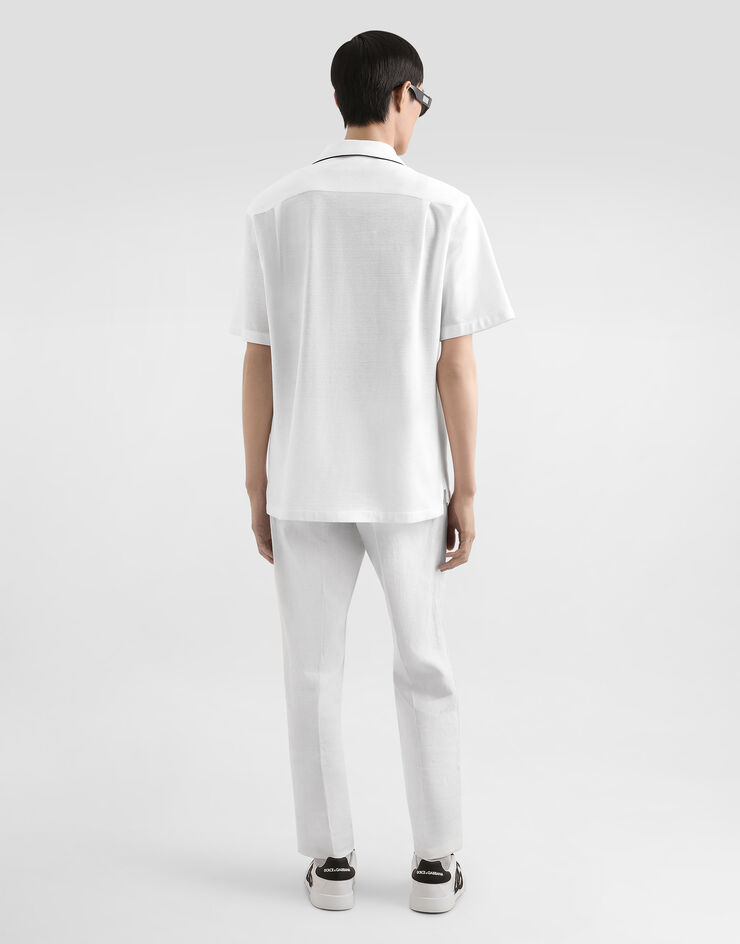 Dolce & Gabbana Pantalón de lino Blanco GV4EEZFU4JB