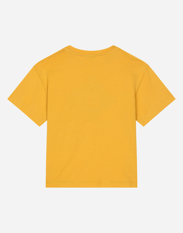 Dolce & Gabbana T-SHIRT MANICA CORTA Yellow L4JTHVG7N1F