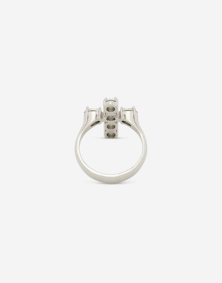Dolce & Gabbana Ring mit Kreuz aus Strass „DNA“ Kristall WRQ1D1W1111