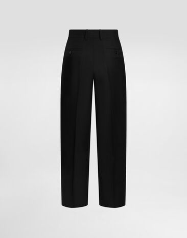 Dolce & Gabbana Pantalones en lana virgen Dolce & Gabbana Pantalones en lana virgen Black GP0N2TGL269