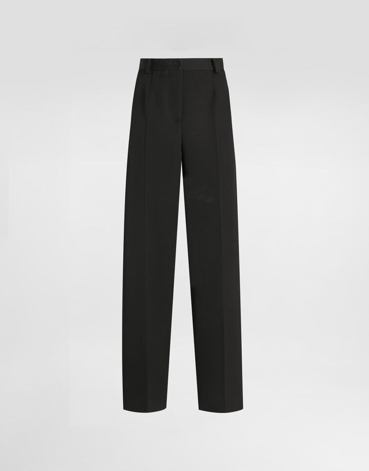 Dolce & Gabbana Wool gabardine trousers Black FTDI5TFU2OW