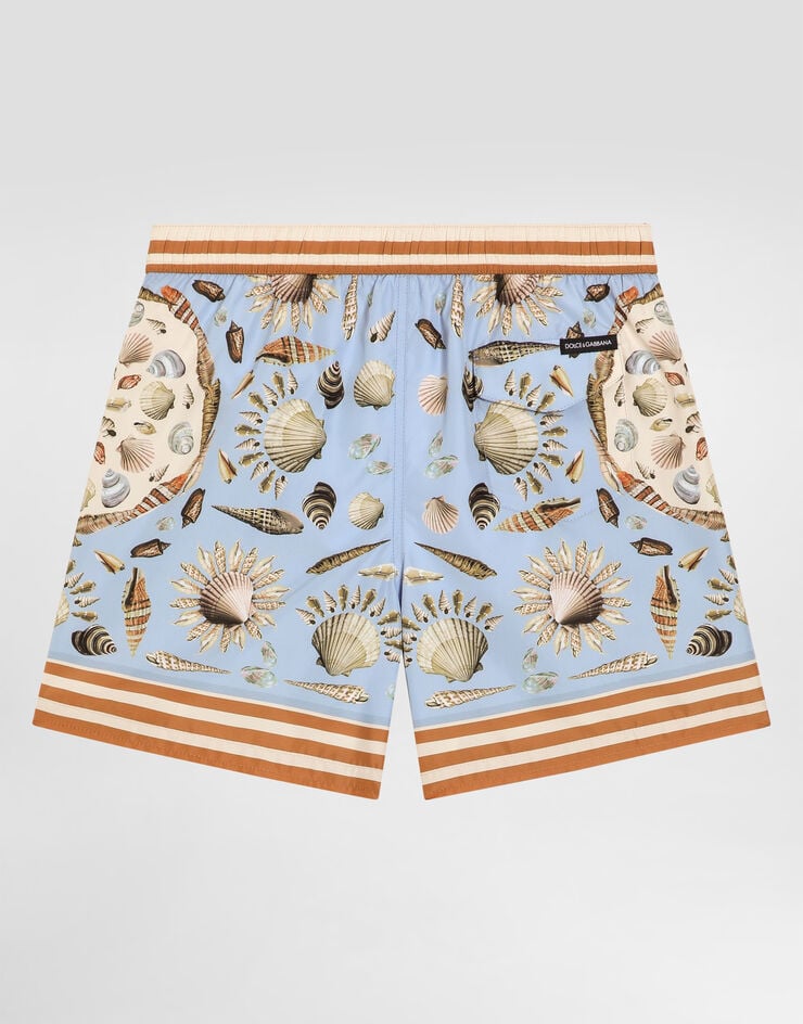 Dolce & Gabbana Shell-print medium canvas boxer shorts Multicolor L4J850ON07Z
