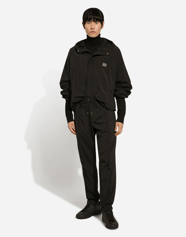 Dolce & Gabbana Pantalón de chándal de lana virgen Negro GYACETGH460