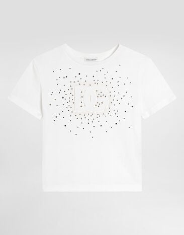 Dolce & Gabbana فستان من الدانتيل بسروال كولوت White L5JTNKG7PMC