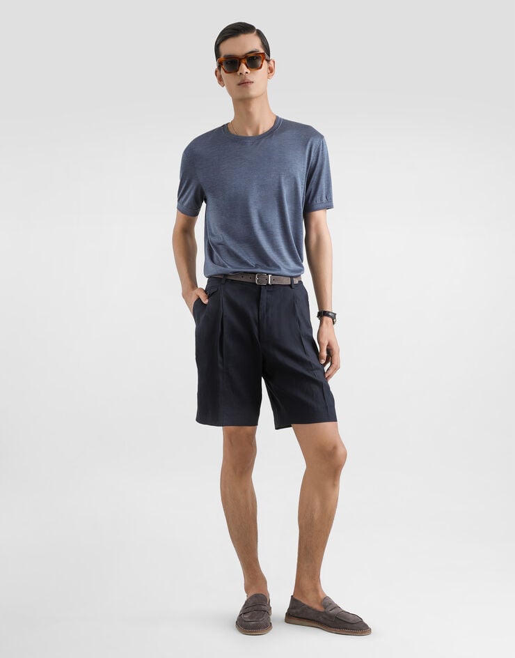 Dolce & Gabbana Silk t-shirt Grey G8ST1TG7P0F