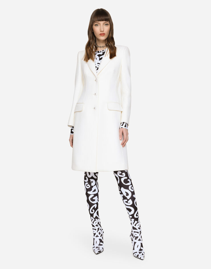 Dolce & Gabbana CAPPOTTO Bianco F0Q41TFU3A1