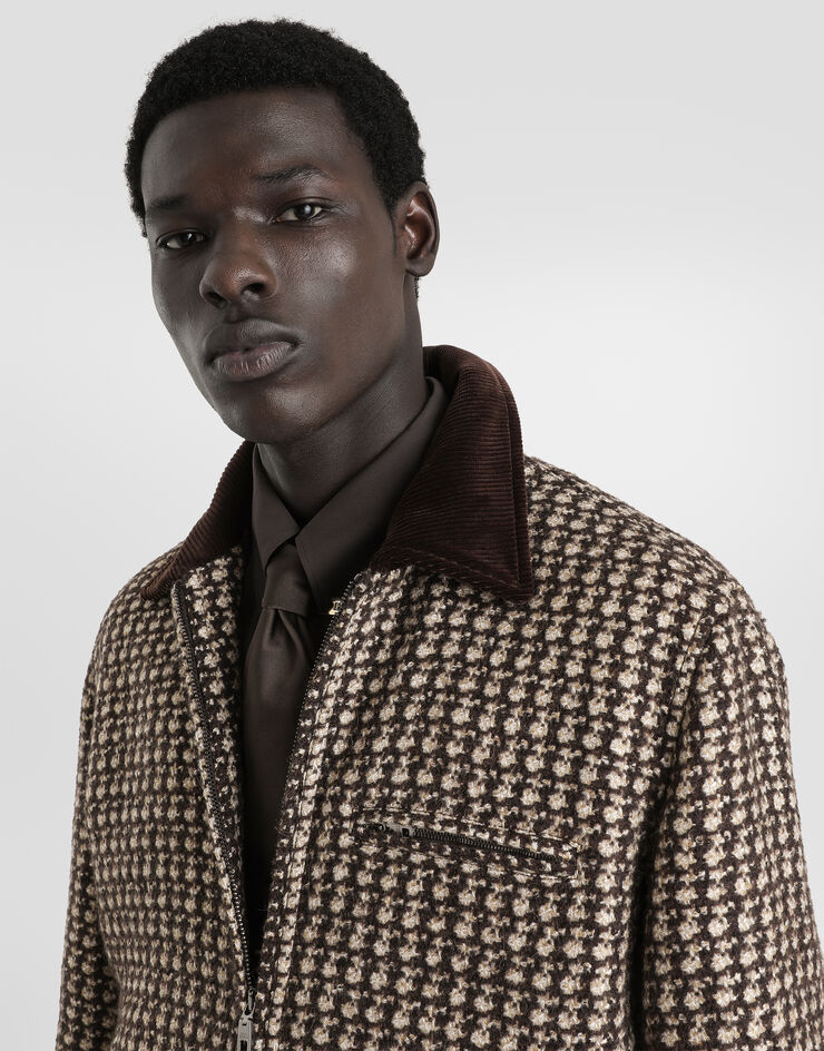 Dolce & Gabbana Quilted jacket in houndstooth Dolce & Gabbana Quilted jacket in houndstooth Multicolor G9CKKTFQZAV
