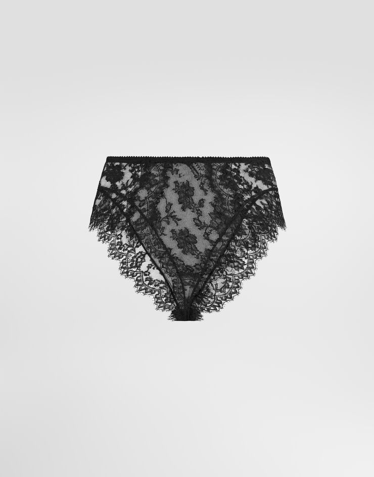 Dolce & Gabbana High-waisted lace briefs Dolce & Gabbana High-waisted lace briefs Black O2C56TONL36