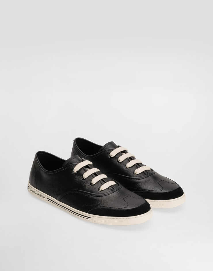 Dolce & Gabbana Saint Tropez 小牛皮运动鞋 Black CS2351AQ724