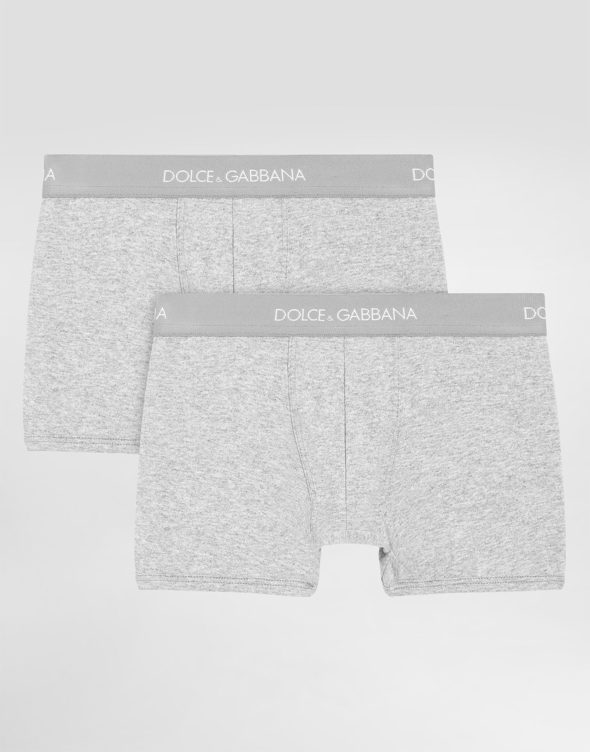 Greyのボーイズ Boxer two-pack with branded elastic | Dolce&Gabbana®