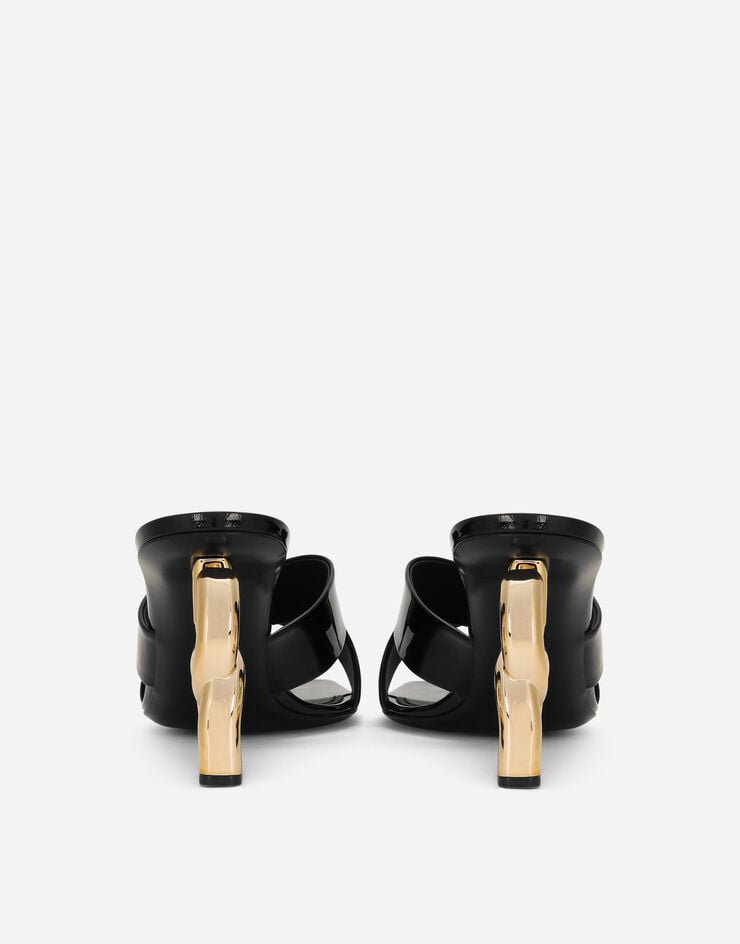 Dolce&Gabbana Patent leather 3.5 mules Black CR1595A1471
