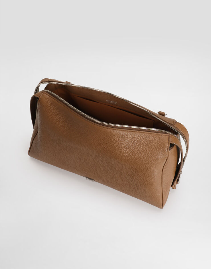 Dolce & Gabbana Vittoria calfskin crossbody bag Brown BM2190A0370