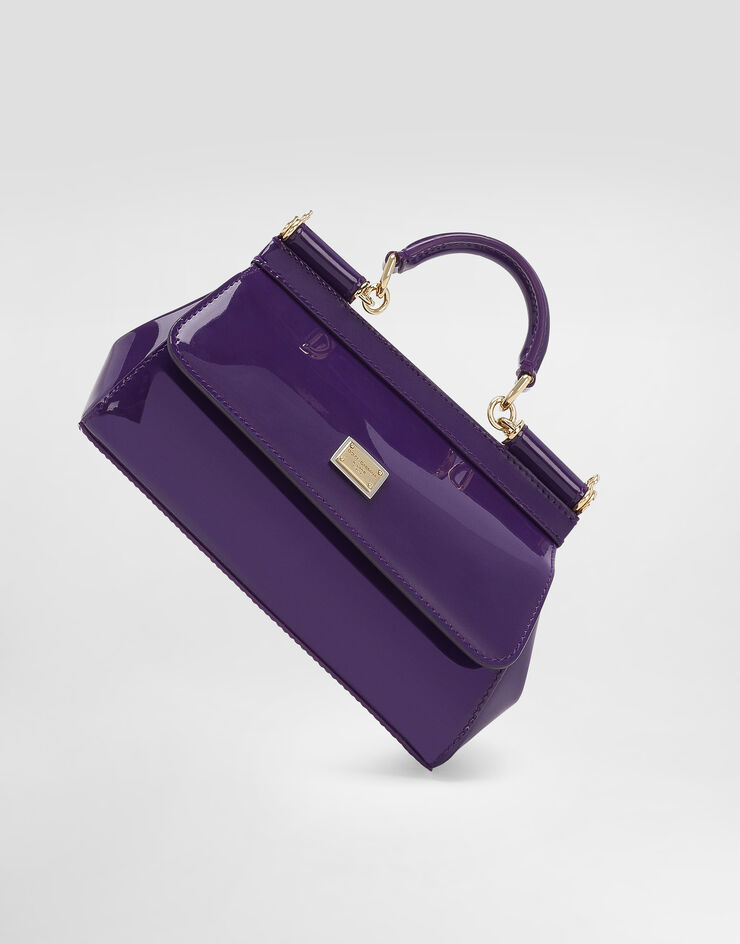 Dolce & Gabbana Henkeltasche Sicily klein Violett BB7116A1471