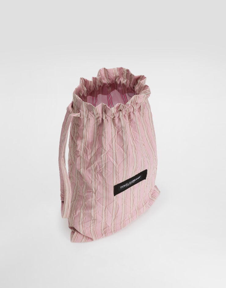 Dolce & Gabbana Striped froissé crossbody bag Multicolor BM2503A0389