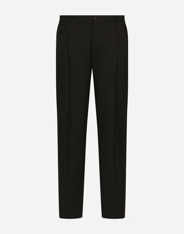 Dolce & Gabbana Classic wool pants Black GY6UETFU27J
