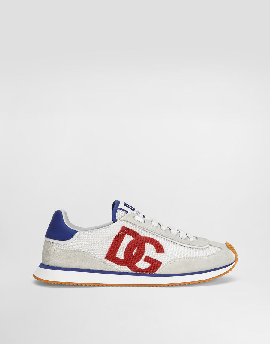 Mixed-material DG CUSHION sneakers