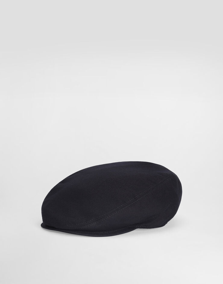 Dolce & Gabbana Gorra plana en algodón Dolce & Gabbana Gorra plana en algodón Blue GH587ZFUFOH