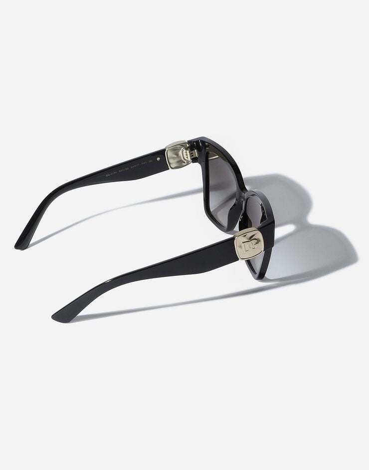 Dolce & Gabbana نظارة شمسية DG Precious أسود VG447AVP18G