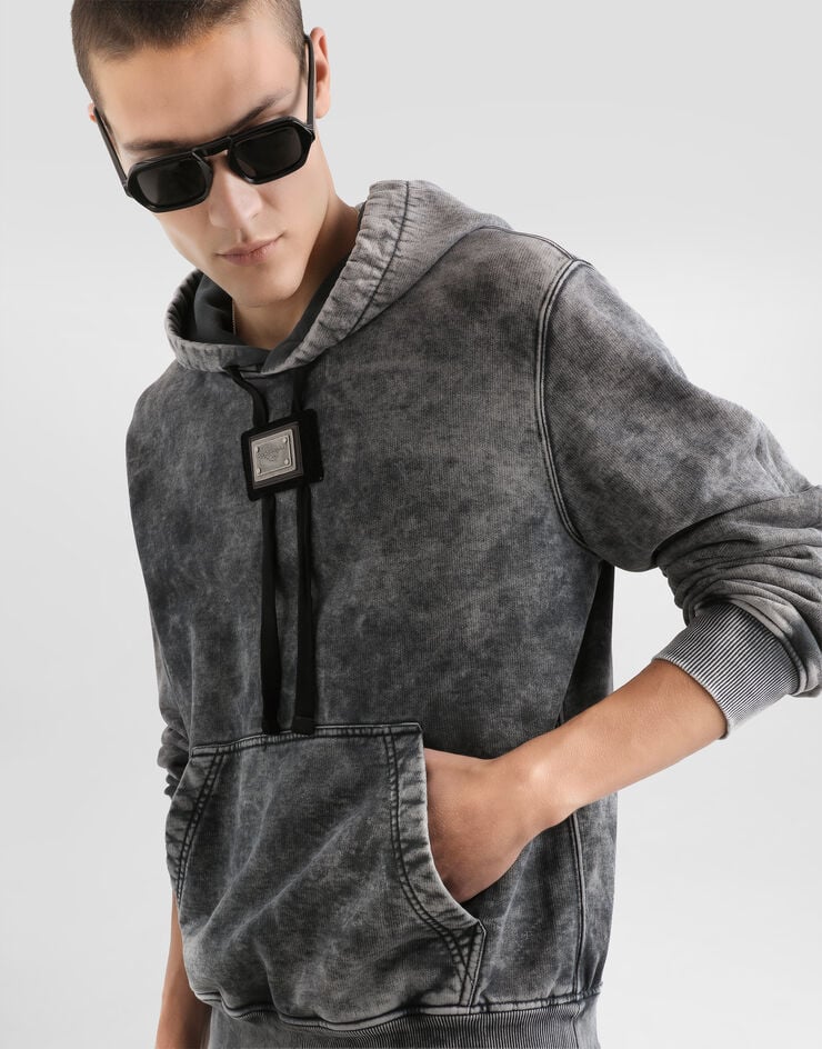 Dolce & Gabbana Jersey hoodie Black G9BGPTG7POJ