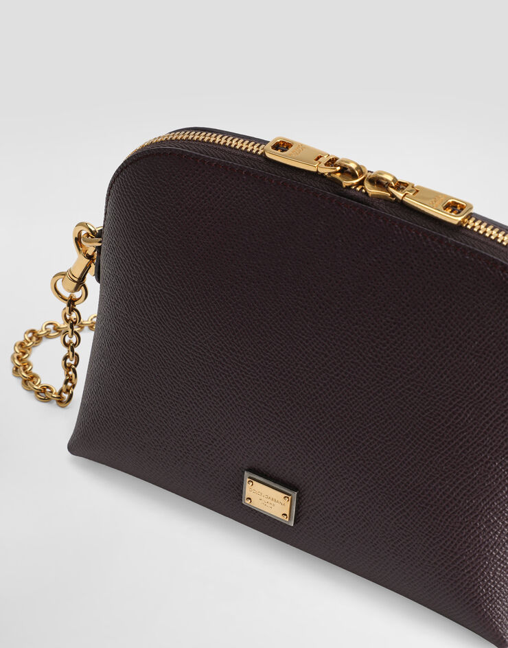 Dolce & Gabbana カーフスキン ミニバッグ バイオレット BI3353A5070