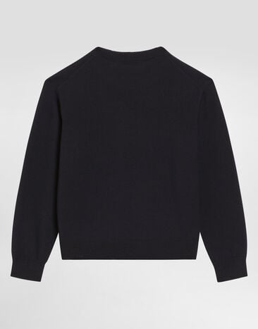 Dolce & Gabbana Pullover im Glattstrick Blue L4KW22JDVF9