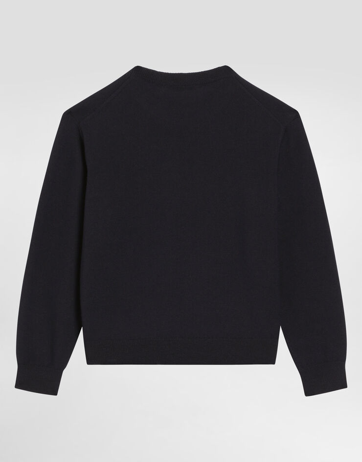 Dolce & Gabbana Jersey de punto liso Blue L4KW22JDVF9