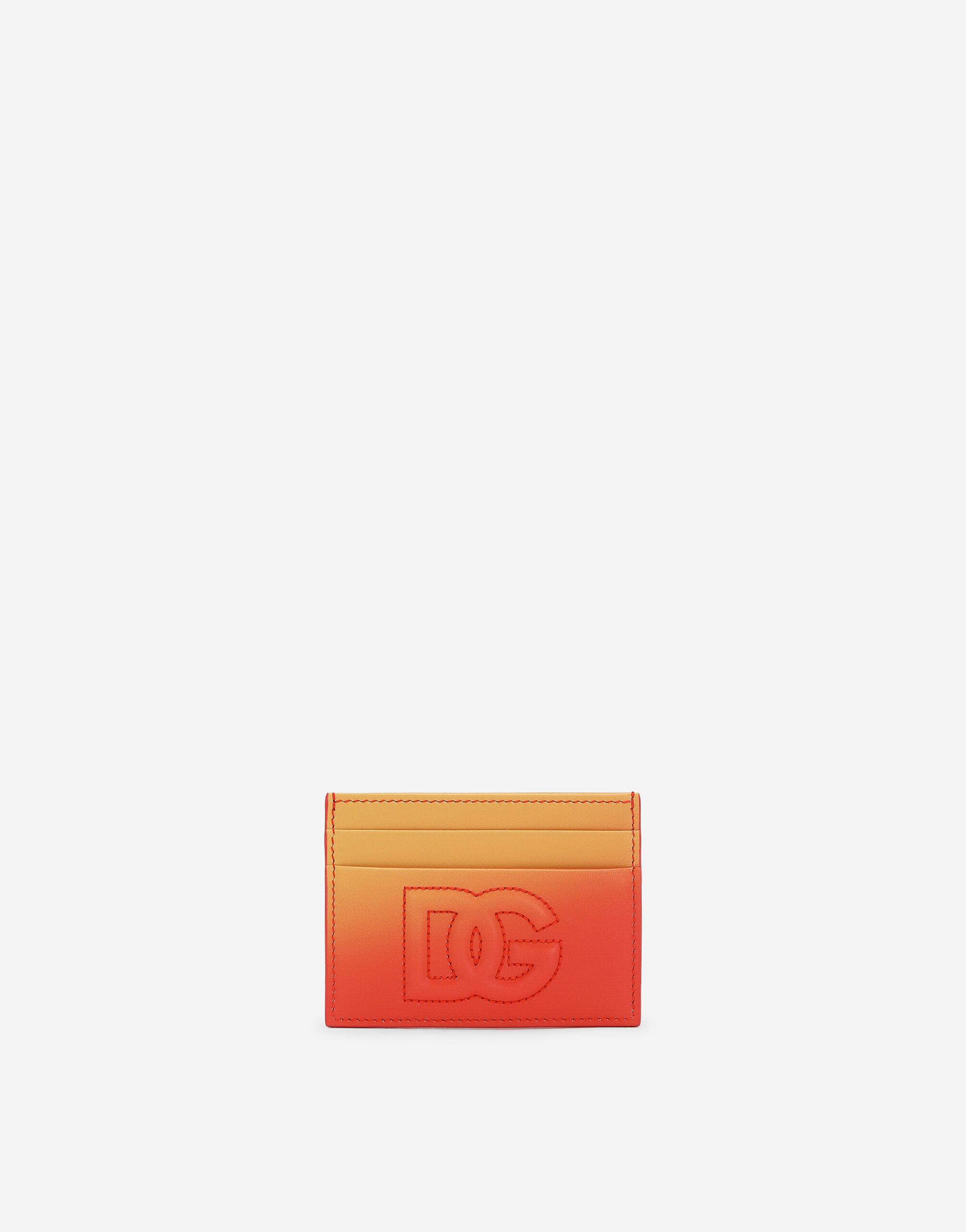 DG Logo card holder in Orange for Women | Dolce&Gabbana® DG Logo card holder in Orange for Women | Dolce&Gabbana®