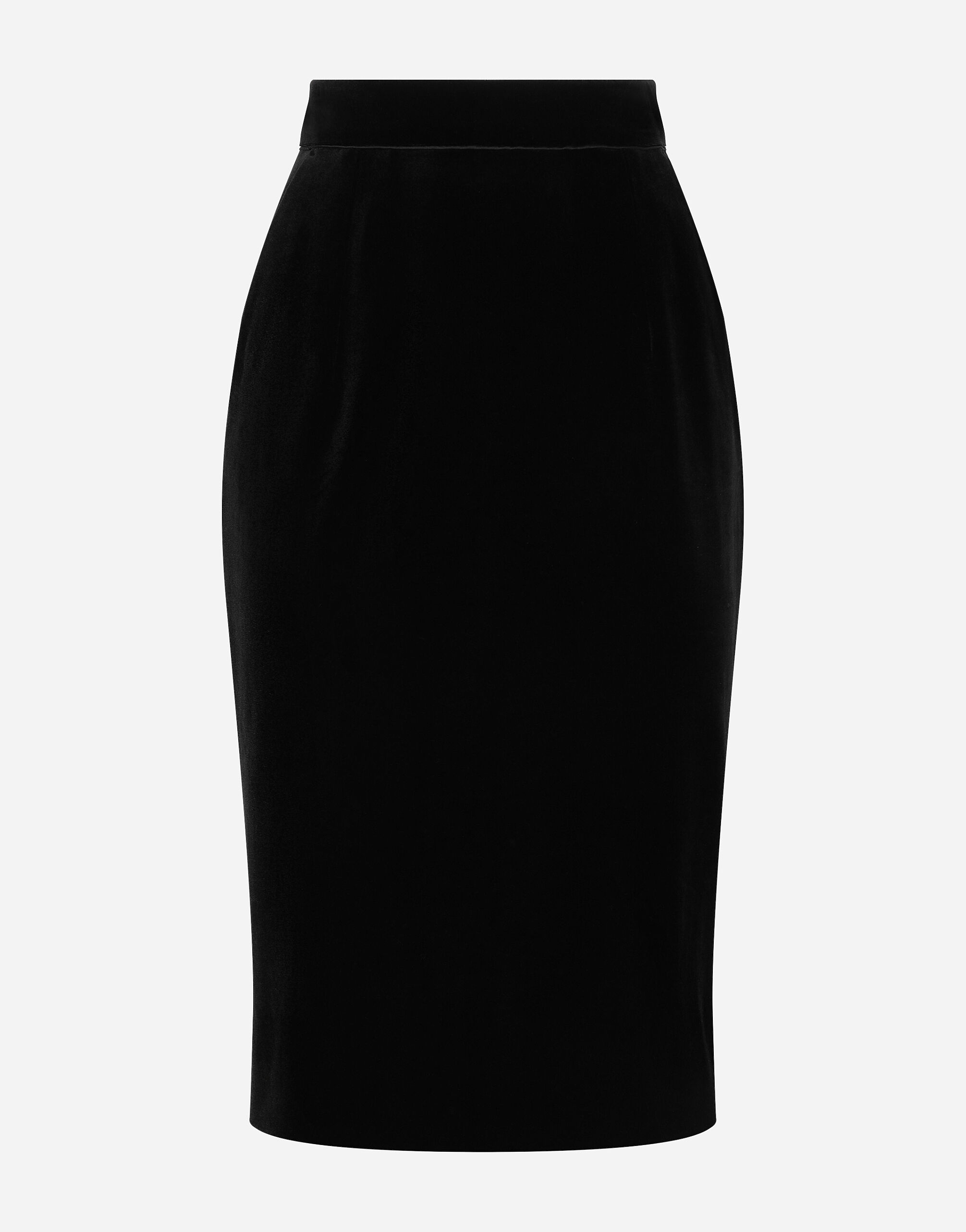Long velvet pencil skirt clearance