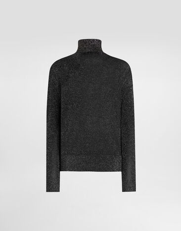 Dolce & Gabbana Metallic viscose pullover Multicolor FXW73TJGMCE