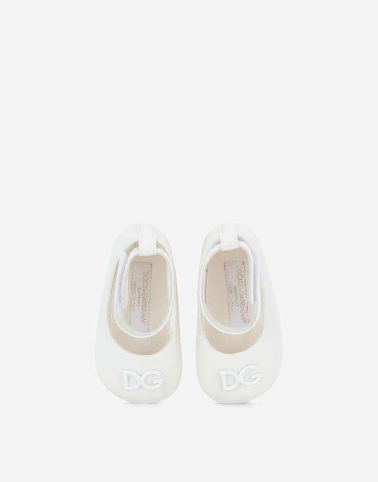 Dolce & Gabbana Ballerina newborn in nappa Bianco DK0065A1293